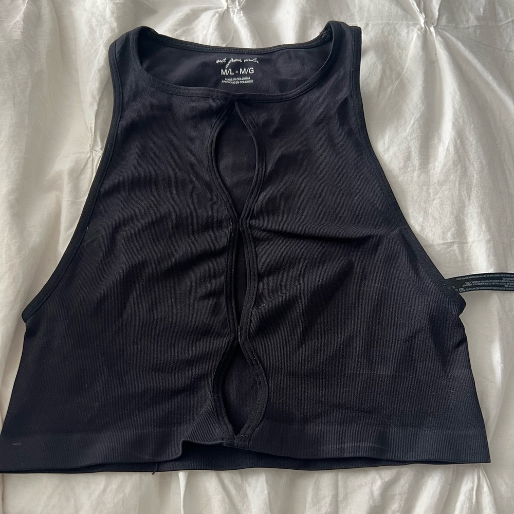 🖤 Out From Under by Urban Outfitters Cutout Ribbed Crop Tank